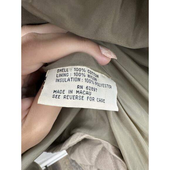 Phenom Mens Puffer Jacket Size 2X Brown Quilted Snap Up Corduroy Accents - Picture 7 of 12